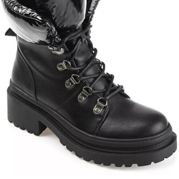 JOURNEE COLLECTION Women's Irrah Combat Boot size 8.5 SHOES BOOTIES - Picture 9 of 11